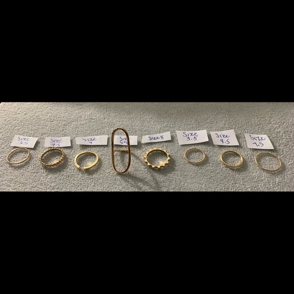 Woman’s Gold fashion rings. NWNT. Sizes vary. - Picture 4 of 8